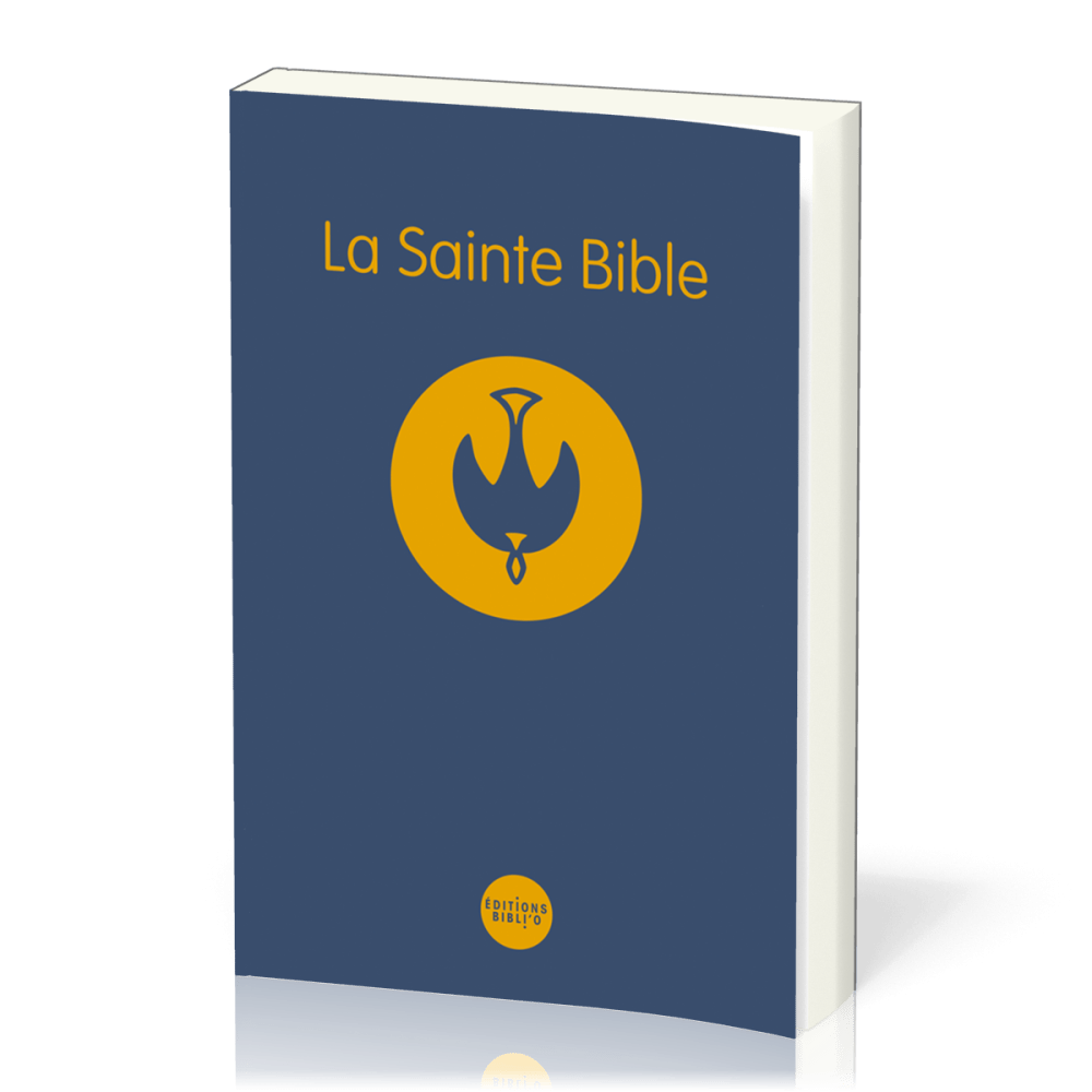 Bible Colombe broché - Couverture souple bleue
