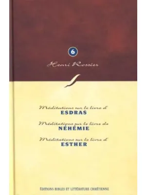 015-17 MEDITATIONS SUR LES LIVRES D'ESDRAS, NEHEMIE ET ESTHER