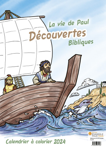 Calendrier Découvertes bibliques - mural à colorier