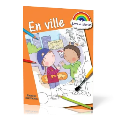 EN VILLE - LIVRE A COLORIER