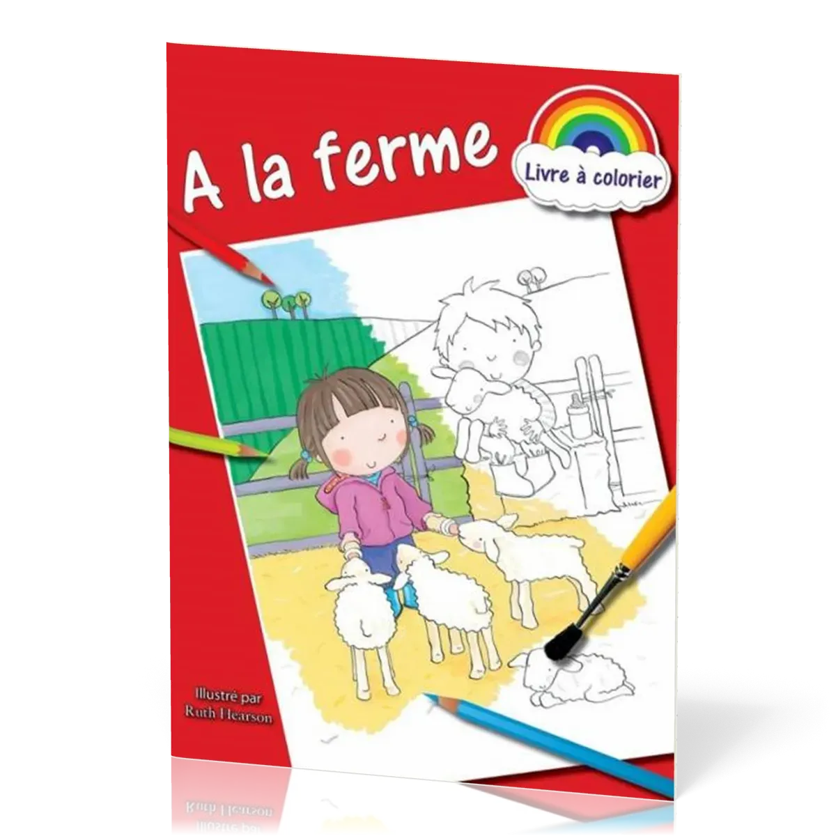 A LA FERME - LIVRE A COLORIER