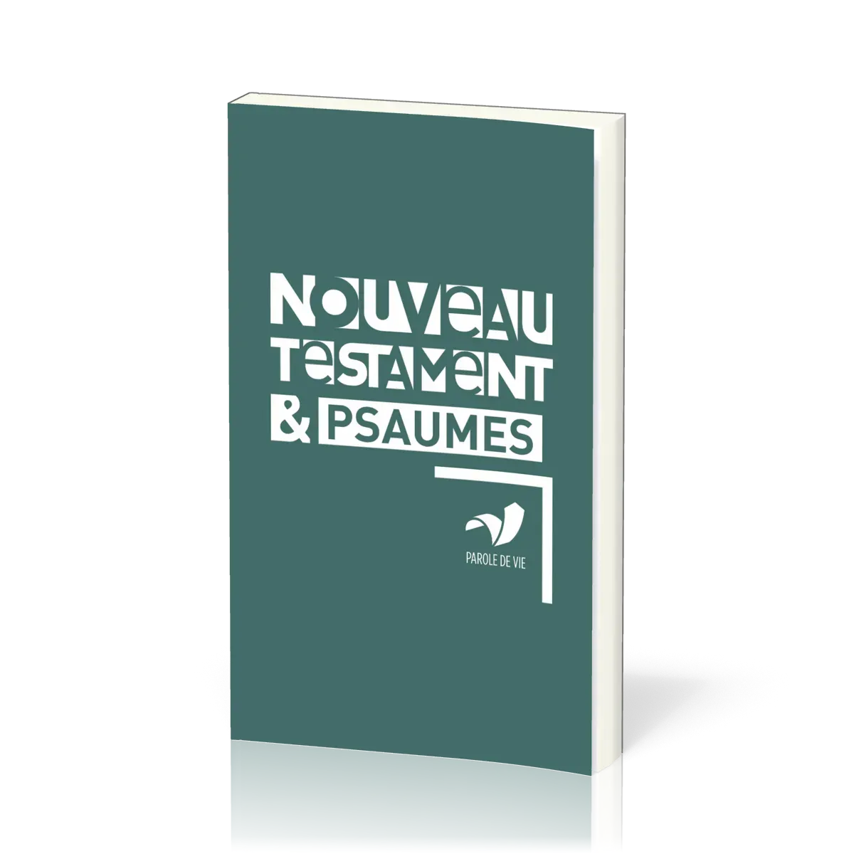 N.T. PSAUMES PAROLE DE VIE BROCHE BLANC ET LETTRES HEBREU