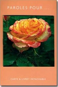 CARNET AVEC LIVRET - PAROLES POUR UNE ANNEE DE BENEDICTIONS