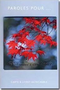CARNET AVEC LIVRET - PAROLES POUR RETROUVER CONFIANCE