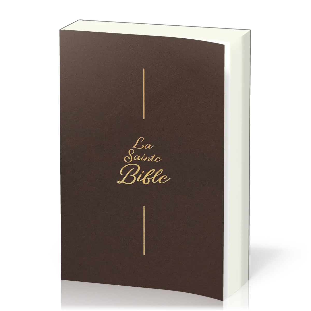 Bible Segond 1910 souple brun brillant