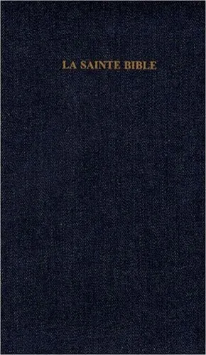 BIBLE SEGOND 1910, SEMI-RIGIDE, EDIT. REVUE AVEC REF. JEANS, TR.OR, ONGLETS, FERM. ECLAIR