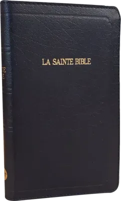 Bible Segond 1910 compact Similicuir bleu marine, ferm. éclair