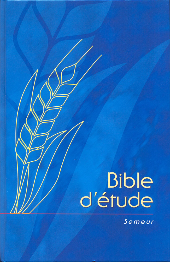 BIBLE DU SEMEUR ETUDE BLEU