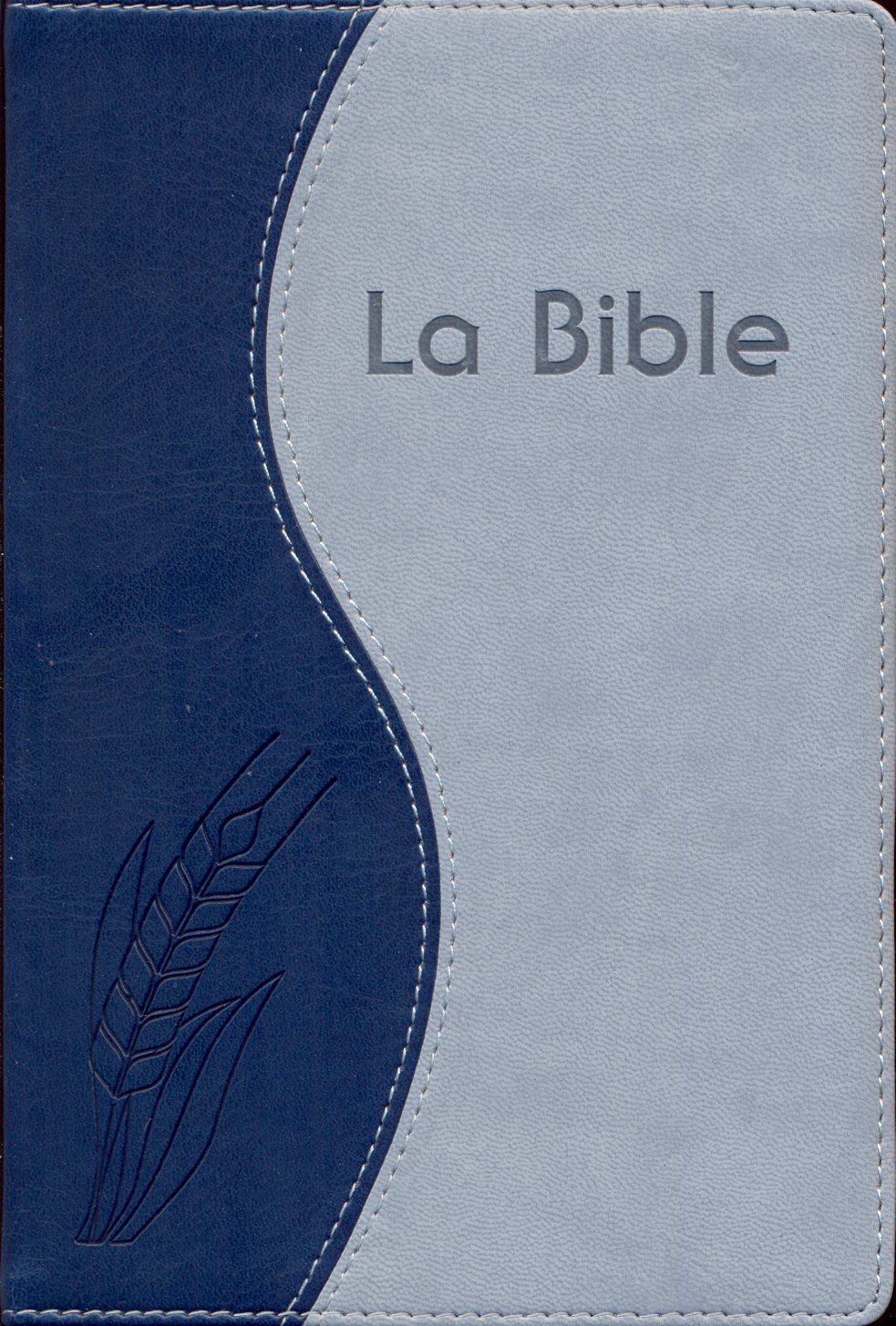 BIBLE DU SEMEUR DUO BLEU GRIS TR. ARGENT POLYURETHANE