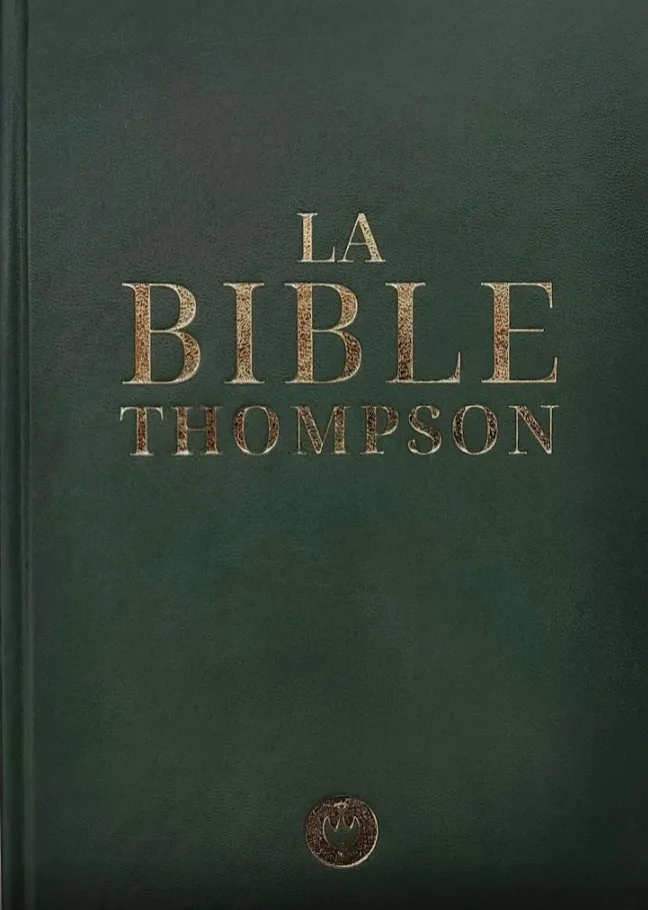 BIBLE Thompson étude Colombe (La) - rigide - vert- onglets