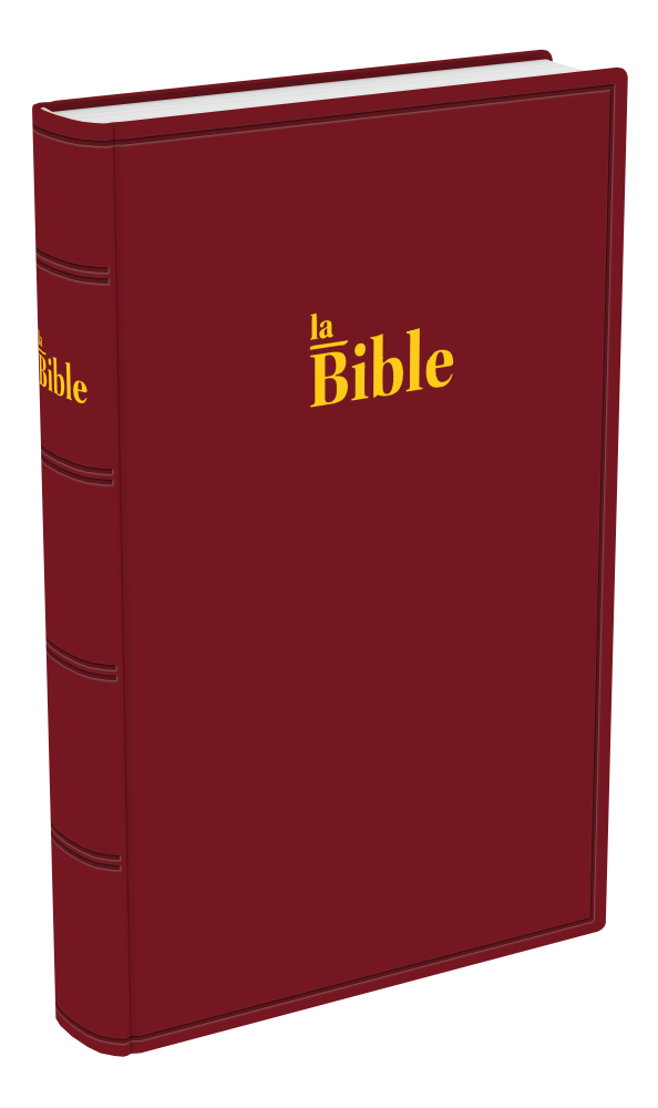 Bible Darby 2024, standard rigide grenat