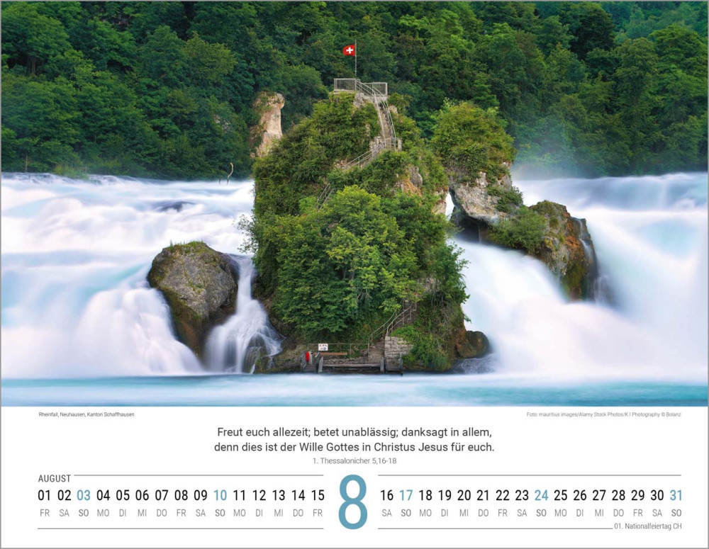 Calendrier Paysages Suisses - allemand