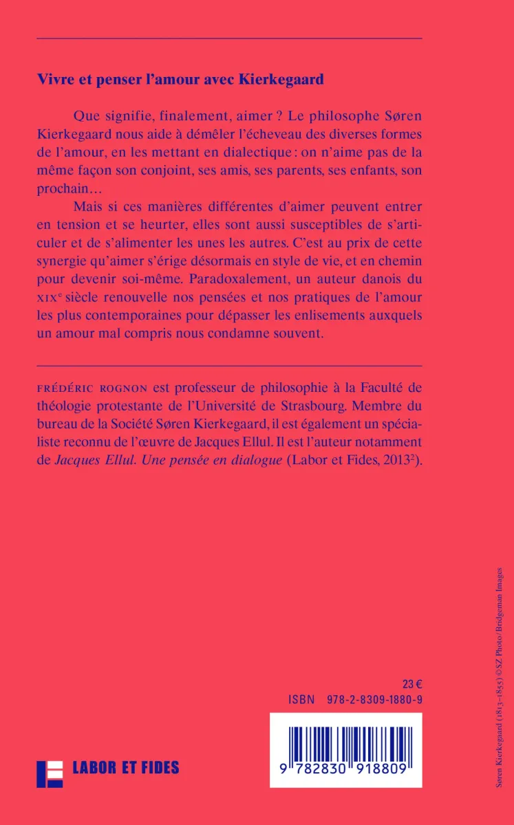 Vivre et penser l'amour avec Kierkegaard