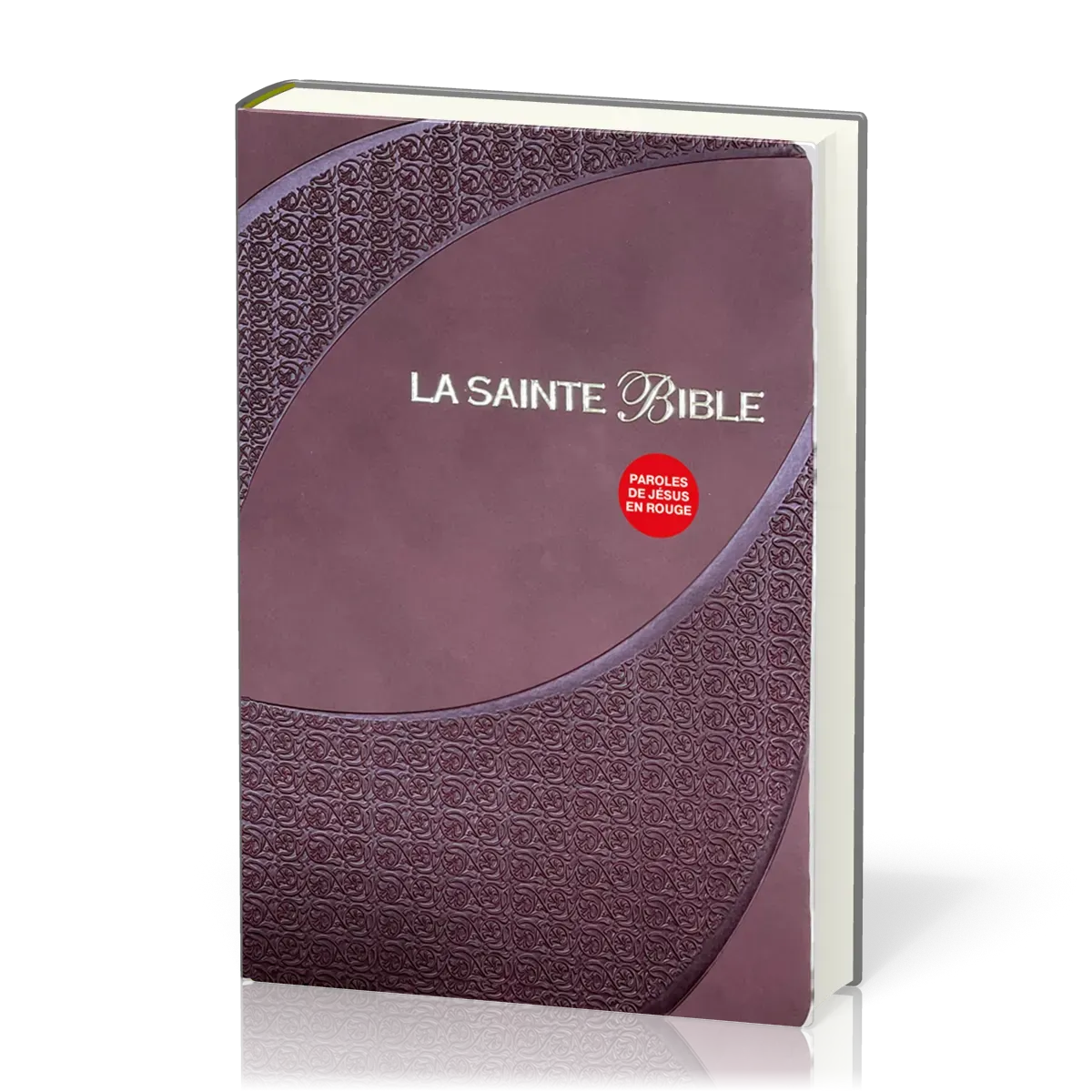 Bible Segond 1910 gros caractères similicuir brun, onglets, tranche or