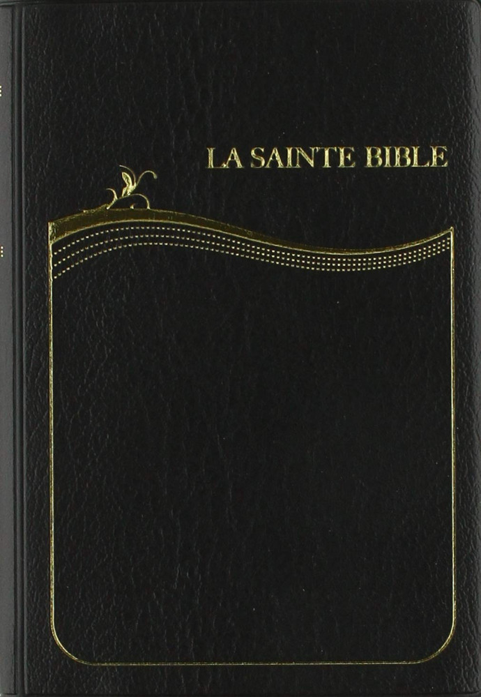 Bible Segond 1910 mini souple vinyle noire