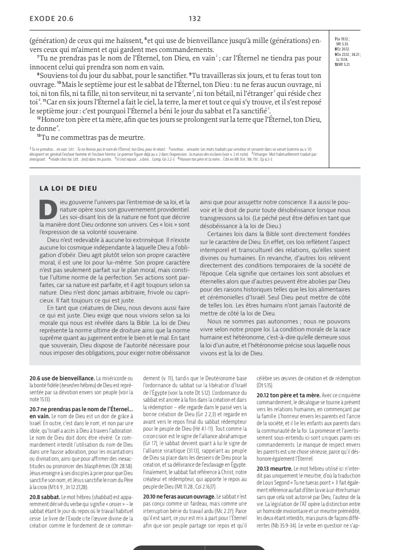 Bible Colombe - Bible d'étude de la foi réformée - Bleu marine, similicuir