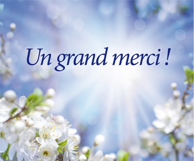 UN GRAND MERCI !