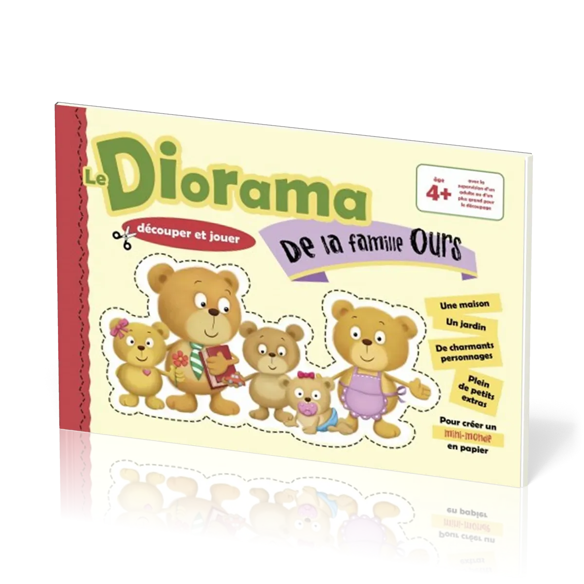 DIORAMA (LE) DE LA FAMILLE OURS - PAPER TOYS