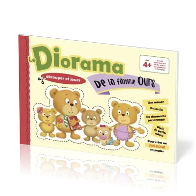 DIORAMA (LE) DE LA FAMILLE OURS - PAPER TOYS