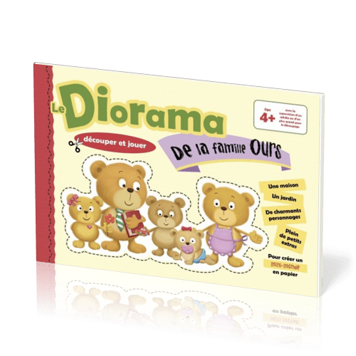DIORAMA (LE) DE LA FAMILLE OURS - PAPER TOYS