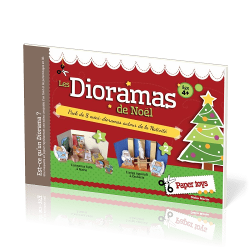DIORAMAS DE NOËL (LES) - PACK DE 8 MINI-DIORAMAS AUTOUR DE LA NATIVITÉ