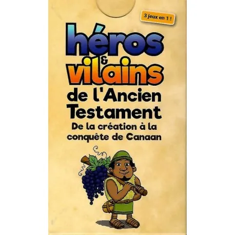 Jeu - Héros et Vilains - 3 jeux en 1 - dès 7 ans