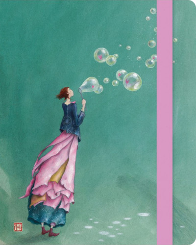 Petit carnet couverture rigide vert - Boissonnard