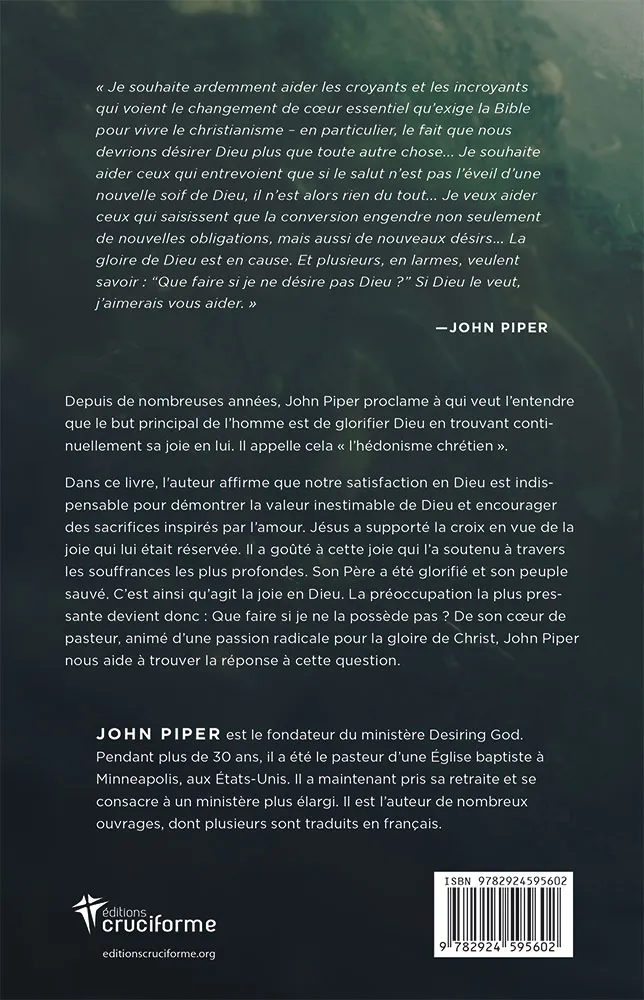 Et si je ne désire pas DIEU ?