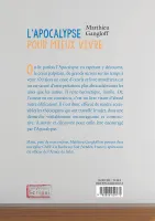 APOCALYPSE POUR MIEUX VIVRE (L') - A L'ATTENTION DES NON-SPECIALISTES QUI VEULENT COMPRENDRE UN PEU