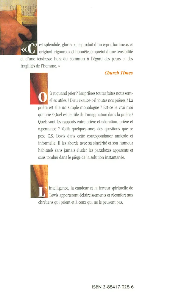 LETTRES A MALCOM
