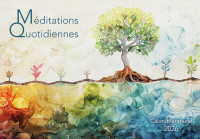 Calendrier Méditations Quotidiennes - bloc à effeuiller - mural