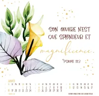 Calendrier Mon fidèle soutien