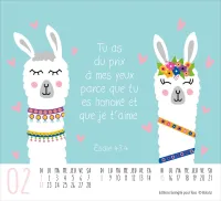 Calendrier Petits amis - mini de table