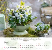 Calendrier Jardins - Merveilles de la création