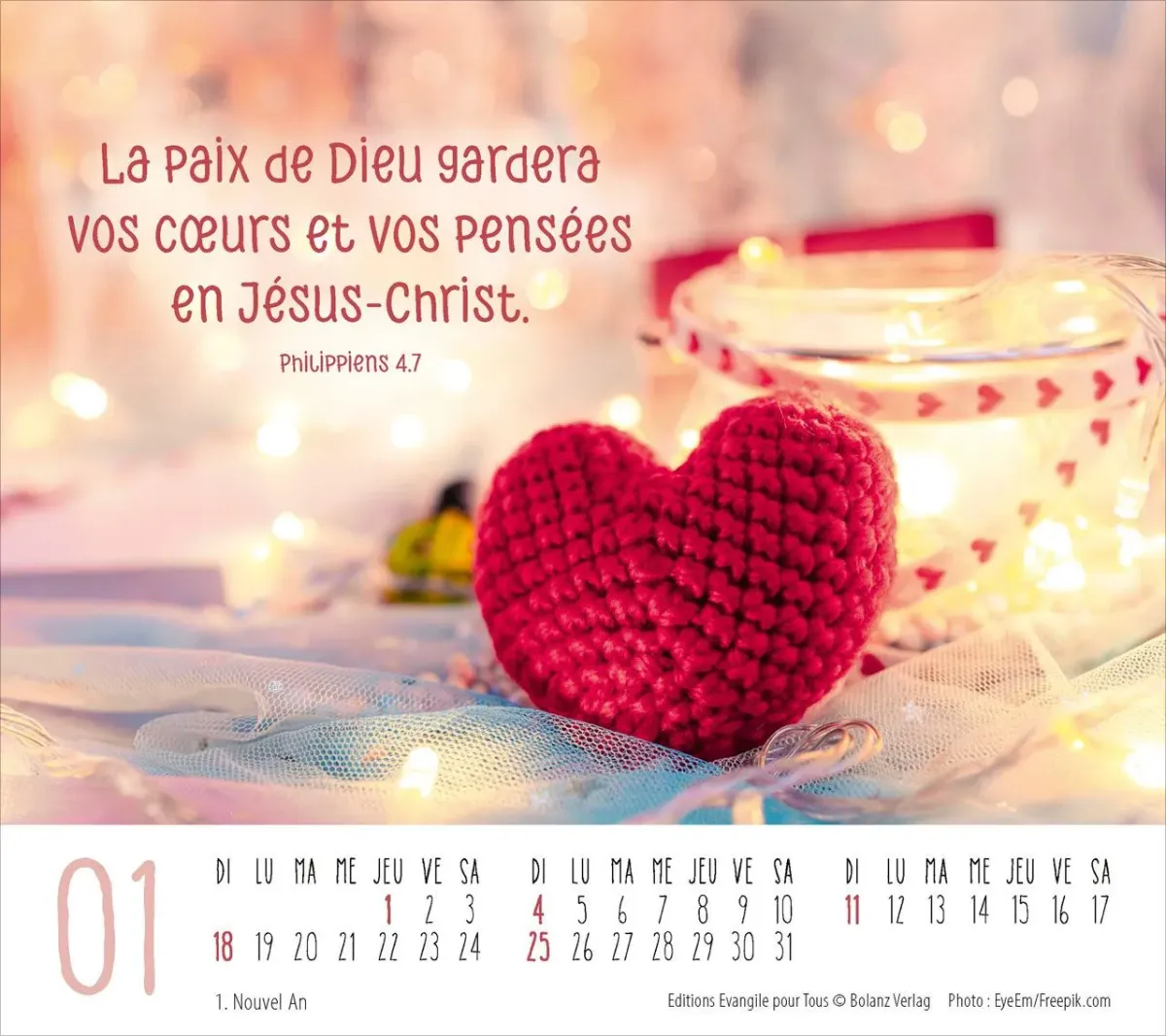 Calendrier Merci
