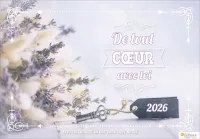 Calendrier De tout coeur avec toi - cartes postales panoramiques