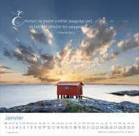 Calendrier Mer  - de table