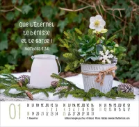 Calendrier Harmonie - mini de table