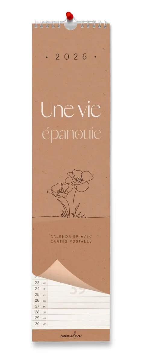 Calendrier Une vie épanouie