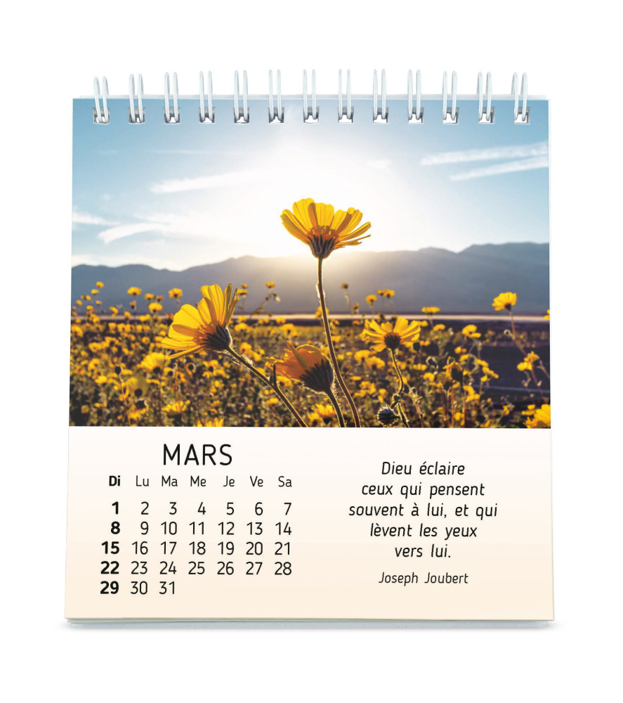 Calendrier Au coeur du jour