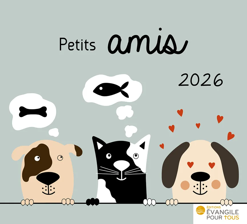 Calendrier Petits amis - mini de table