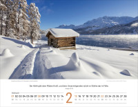 Calendrier Paysages Suisses - allemand