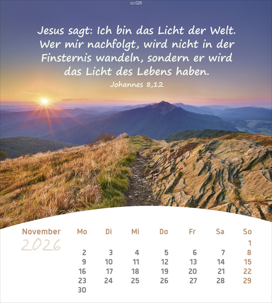 Calendrier La Vie pour toi - allemand -  cartes postales