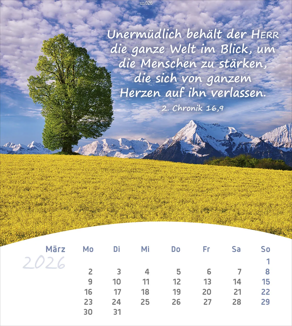 Calendrier La Vie pour toi - allemand -  cartes postales