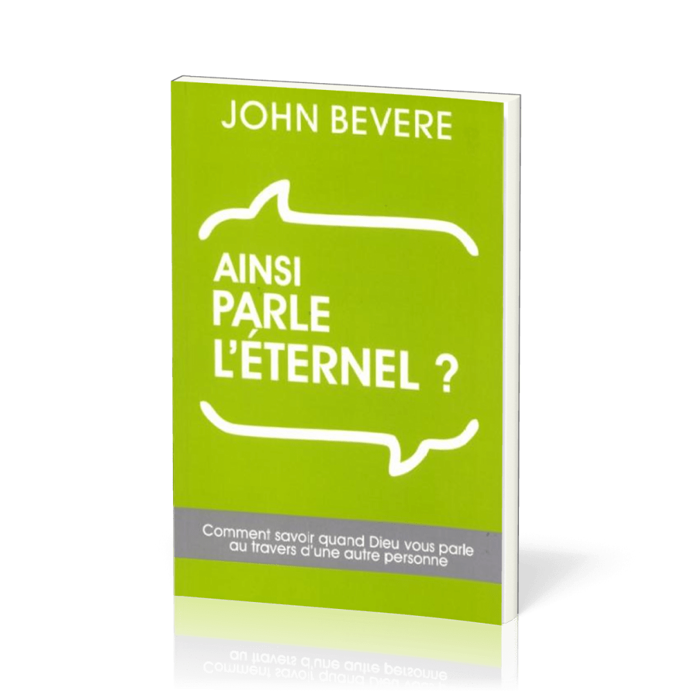 AINSI PARLE L'ETERNEL