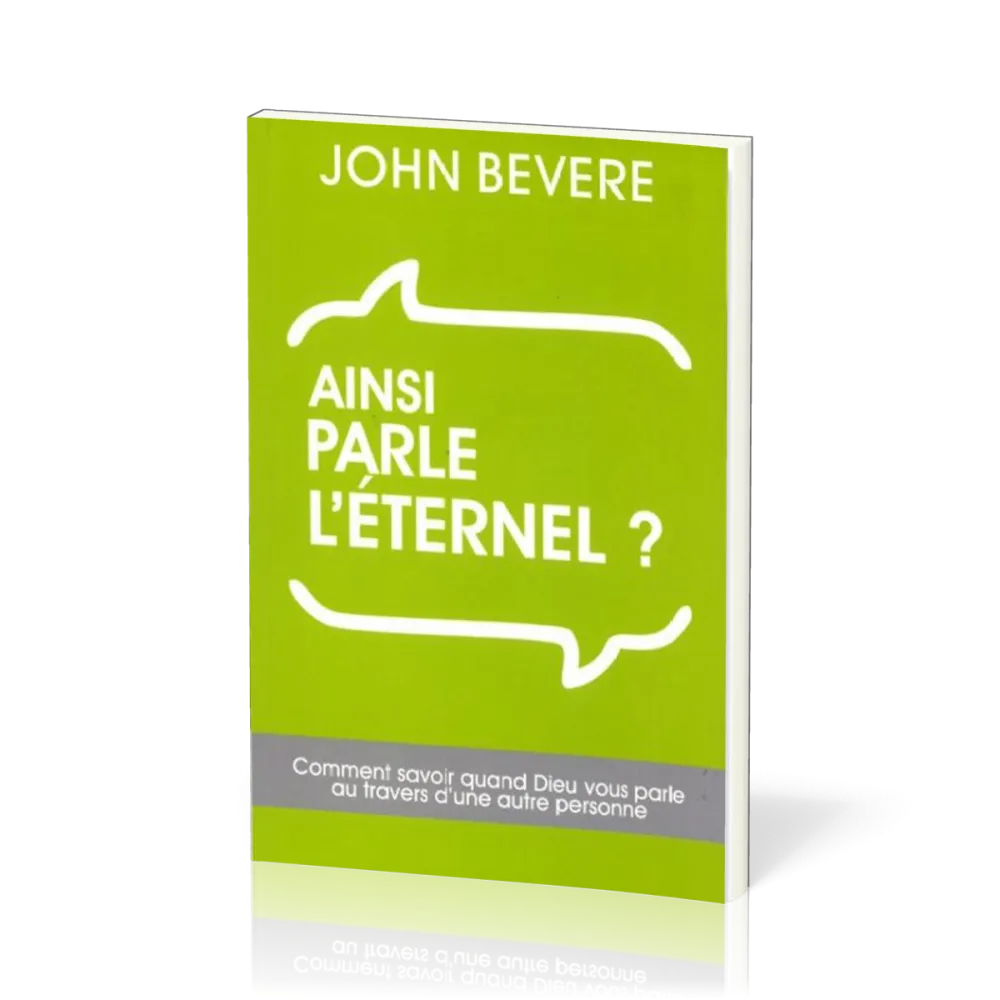 AINSI PARLE L'ETERNEL