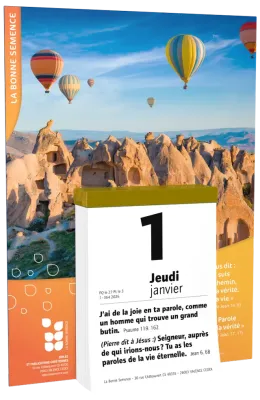 Calendrier Bonne Semence Français bloc & plaque