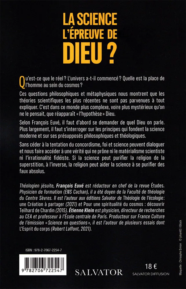 Science l'épreuve de Dieu ? (La) - réponses au livre Dieu, la science, les preuves