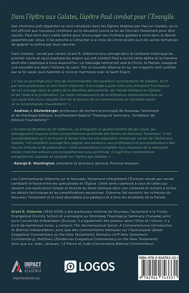 Galates Verset par verset