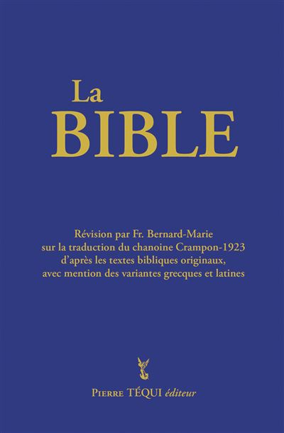 Bible Crampon (La) 1923-2023 bleu